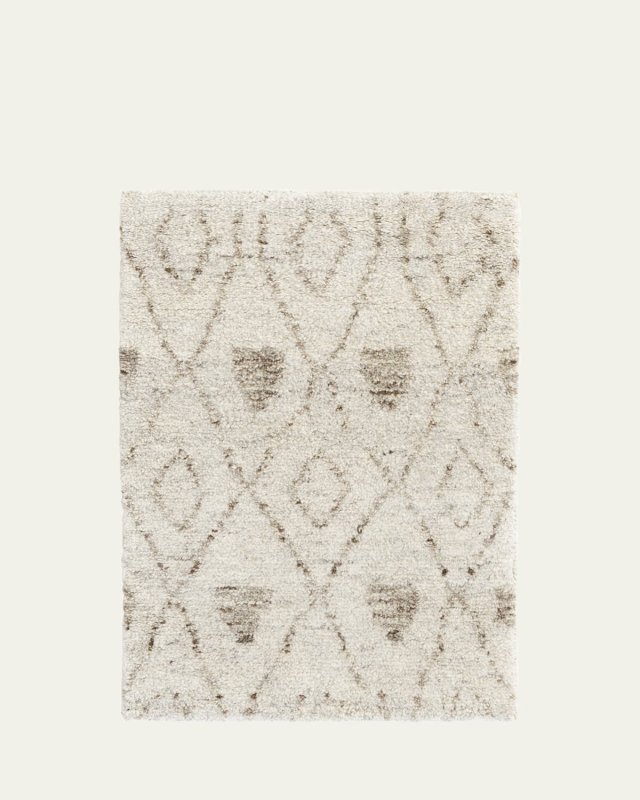 Masinissa Natural Hand-Knotted Rug, 5' x 8'